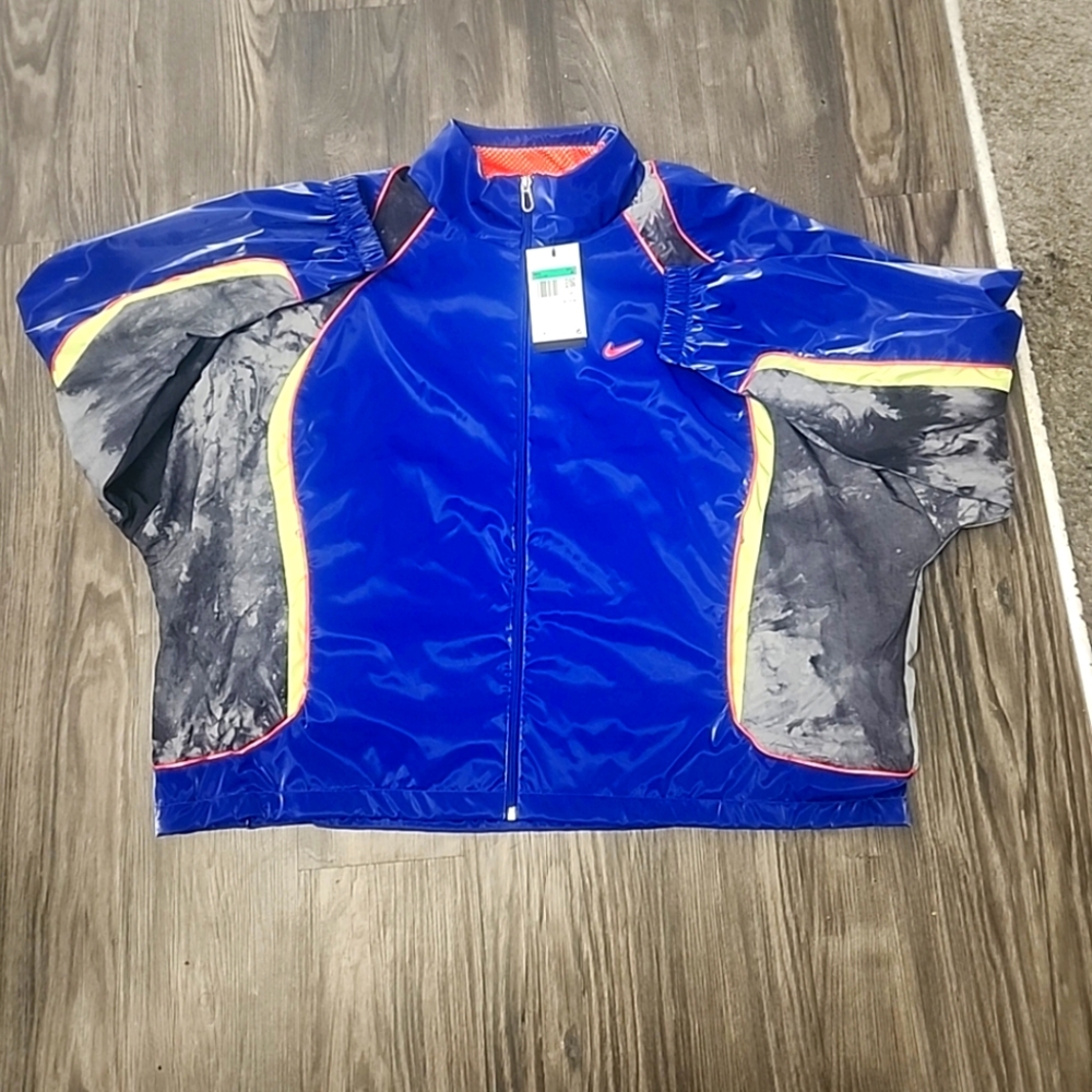 NWT $175 Nike Air Project FROG Track Jacket Deep Night Black Men Oversized